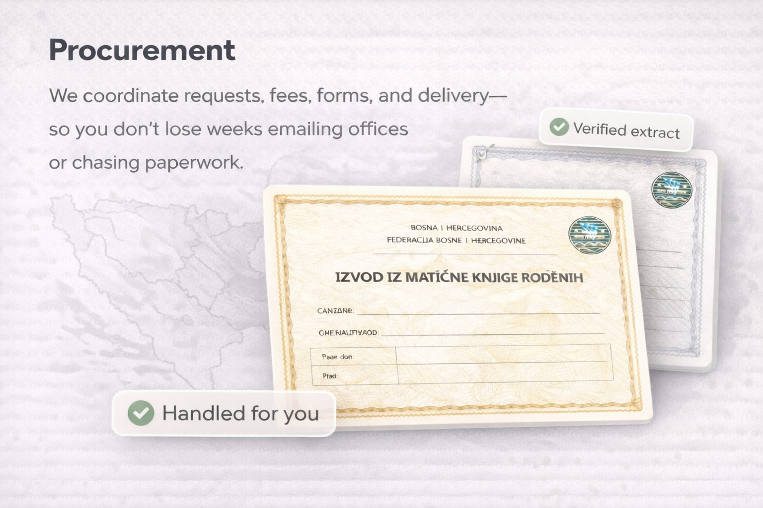 Procurement Services Example